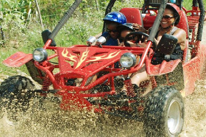 Driving boogies through muddy trails