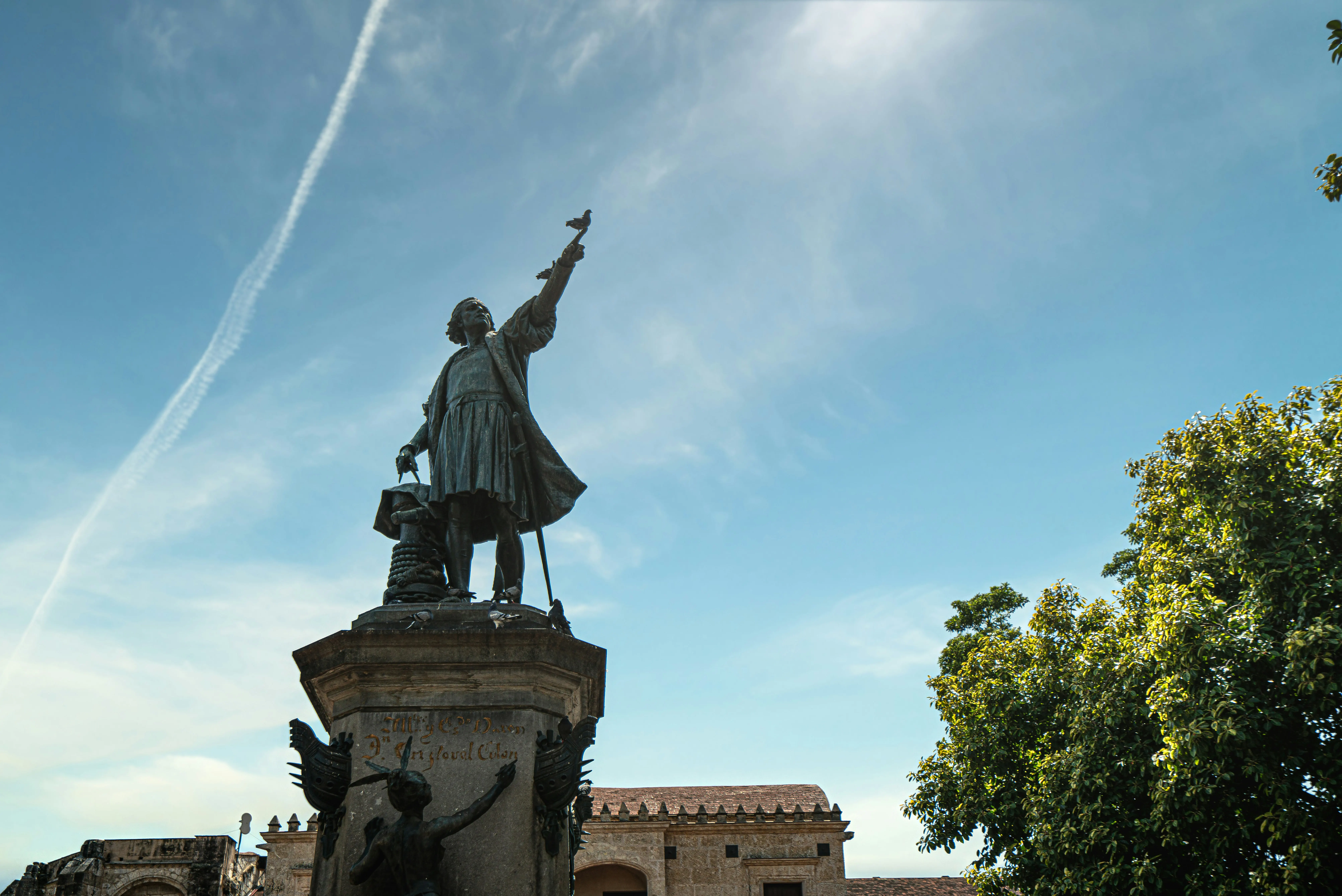 Columbus statue in Parque Colón, in the heart of Santo Domingo’s Colonial Zone